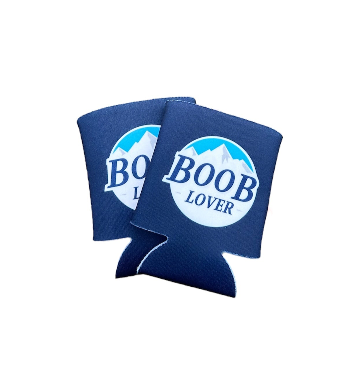 Parody of Busch Light "B00B LOVER" Beer Can Cooler