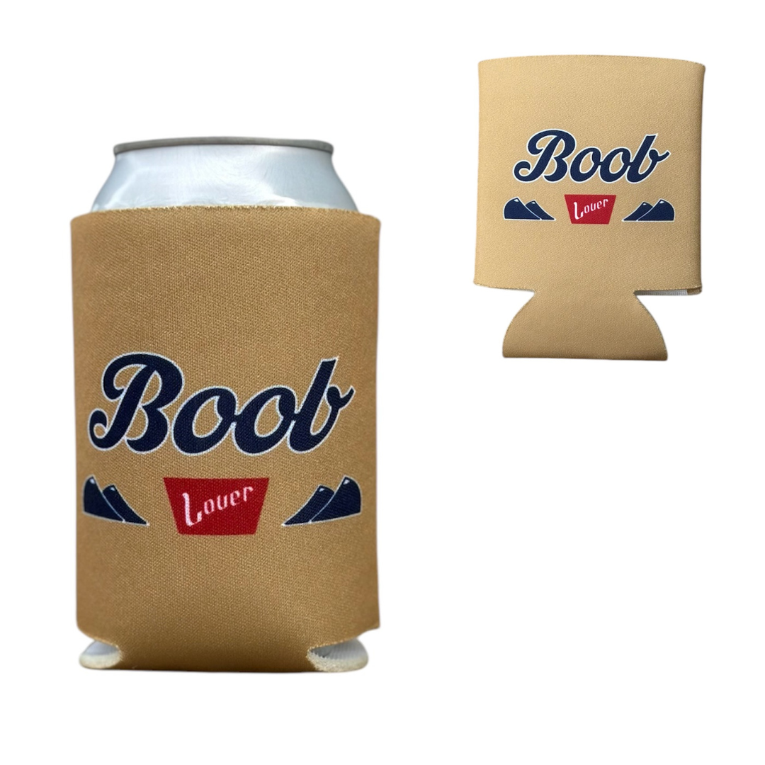Parody of Coors "B00B L0VER" Beer Can Cooler Bundle – 2 Coors Light and 2 Coors Banquet Parody Can Coolers