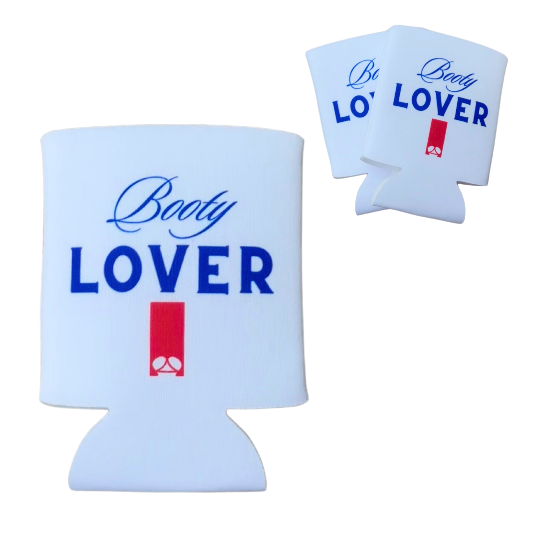Booty Bundle – Parody Beer Koozie 5-Pack Featuring Bud Light, Modelo, Coors, Twisted Tea & Michelob “Booty Lover” Designs (5 for the Price of 4!)