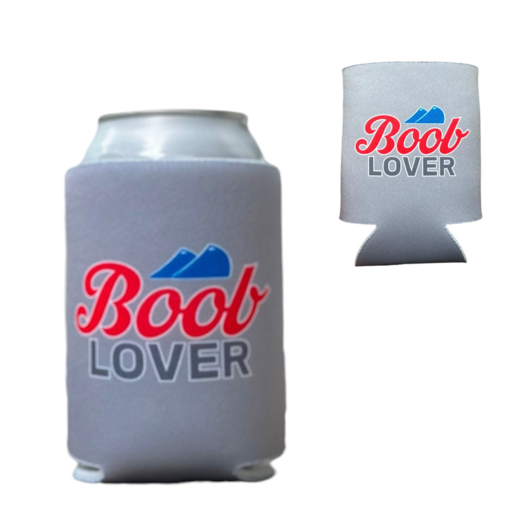 Parody of Coors "B00B L0VER" Beer Can Cooler Bundle – 2 Coors Light and 2 Coors Banquet Parody Can Coolers