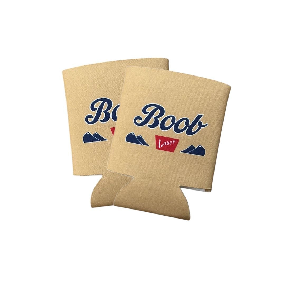 Parody of Coors Banquet "B00B L0VER" Beer Can Cooler