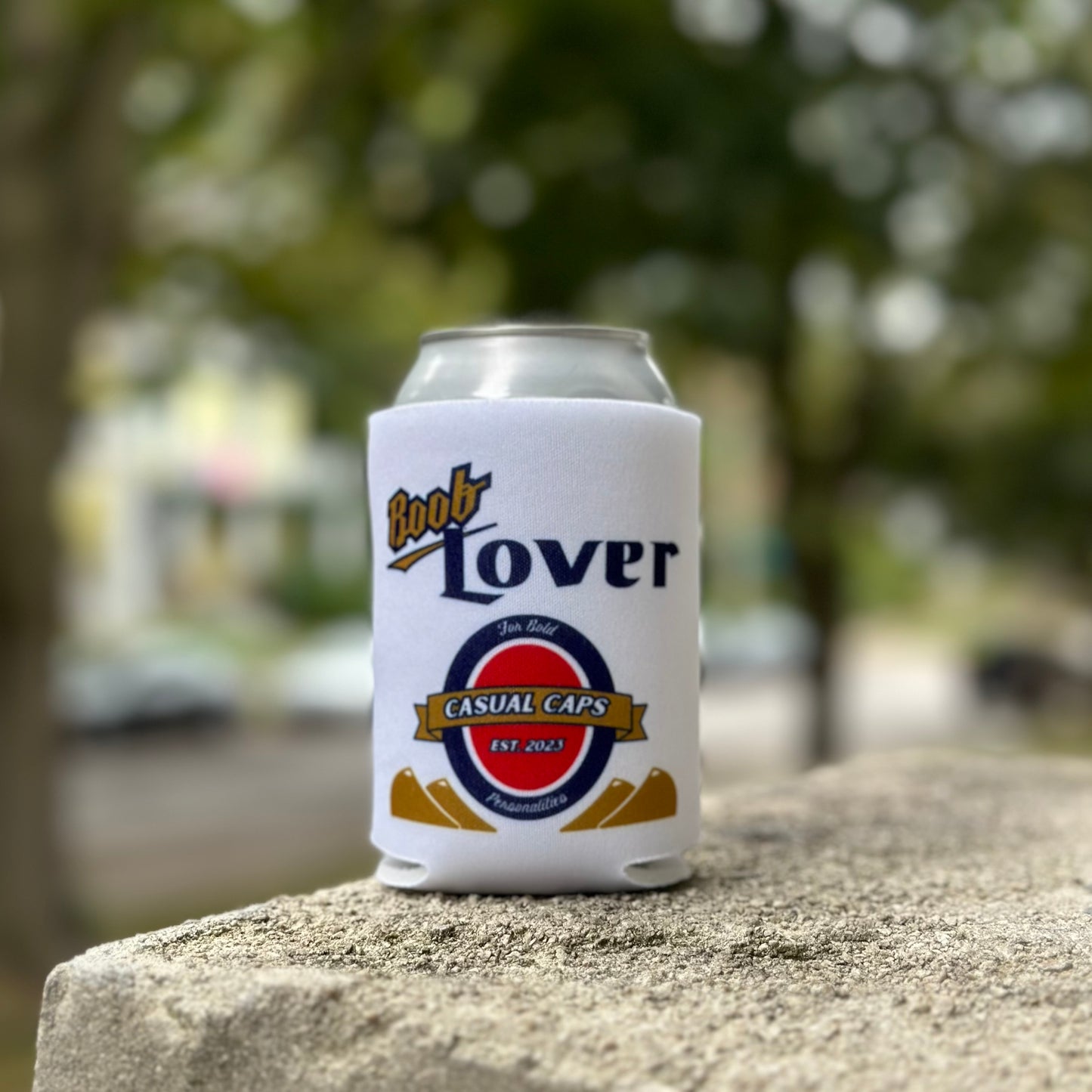 Parody of Miller Lite "B00B LOVER" Beer Can Cooler