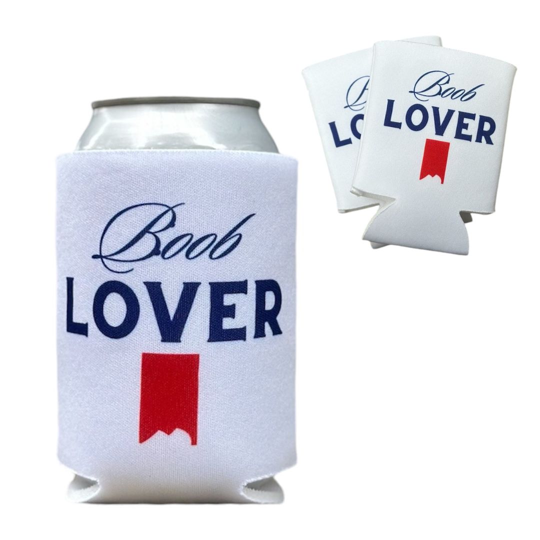 "Boobie Bundle" – Beer Can Cooler Bundle Featuring Five Versions of the "Boob Lover" Can Cooler and the "Coconut Connoisseur" Can Cooler, all for the price of 5!