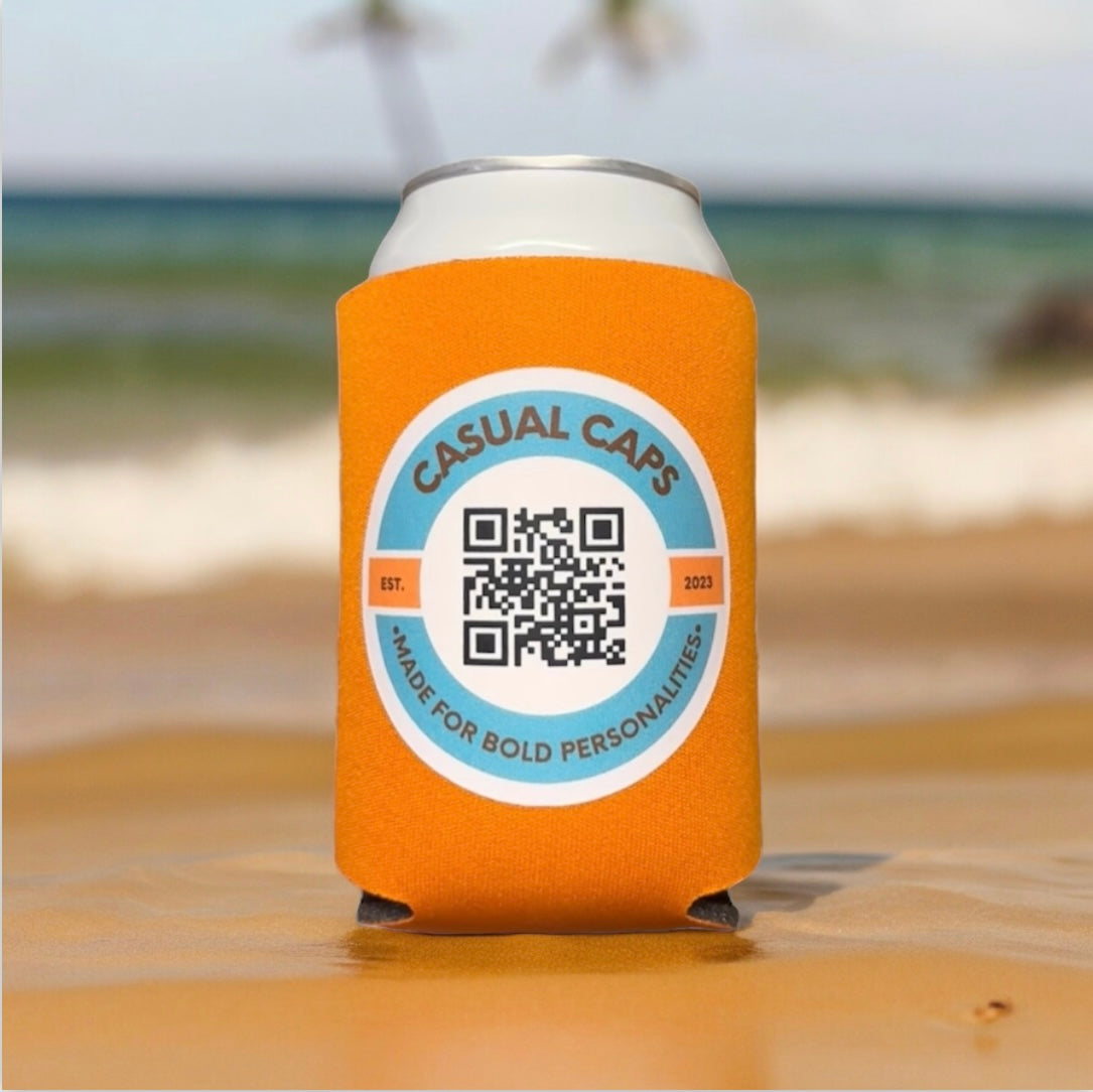 “Coconut Connoisseur” Beer Can Cooler